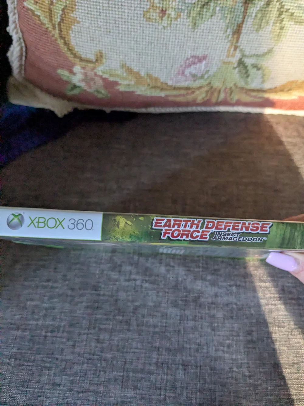 XBOX 360 game featuring Earth Defense Force: Insect Armageddon.